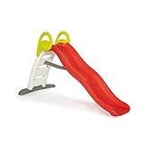 Smoby 7600820402 - Funny II Wellenrutsche, Große Rutsche mit Wasseranschluss, 2 Meter lang, mit Rutschauslauf, für Kinder ab 2 Jahren