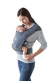 Ergobaby Embrace Babytrage für Neugeborene ab Geburt Extra Weich, Bauchtrage Baby-Tragetasche Ergonomisch, Oxford Blue, 1 Stück (1er Pack)