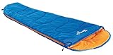 High Peak Kinderschlafsack Boogie, Komforttemperatur 14°C, inkl. Packsack, klein, kuschelig, Camping, Reisen, atmungsaktiv, hautsympathisch, umweltfreundlich, wasserabweisend, PFC-frei, 170x70 cm,750g
