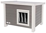 Kerbl ECO-Katzenhaus Eli (Katzenhaus, Haus für Katzen, 57x45x43 cm) 81636