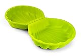 Smoby - Sandkasten mit doppelter Muschelform, ideal für Garten, Terrasse, Strand oder Terrasse, Maße 70 x 35 x 9 cm, für Kinder ab 18 Monaten, 850203