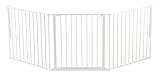 Baby Dan Konfigurationsgitter / Kaminschutzgitter Flex L, 90 - 223 cm - Hergestellt in Dänemark und vom TÜV GS geprüft, Farbe: Weiß