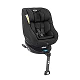 Graco Turn2Me Reboarder Kindersitz mit Isofix, 360 Grad drehbarer Autositz für Kinder von 0-4 Jahre, Gruppe 0+/1 (ab Geburt - 18 kg), 5-Punkt-Gurt und Liegeposition, schwarz