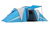 TIMBER RIDGE Zelt 6 Personen Camping Zelt Wasserdicht 3000mm Tunnelzelt Familienzelt Kuppelzelt mit 2 Schlafzimmern und Vorzelt Trekkingzelt für Trekking Camping Reise