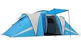 TIMBER RIDGE Zelt 6 Personen Camping Zelt Wasserdicht 3000mm Tunnelzelt Familienzelt Kuppelzelt mit 2 Schlafzimmern und Vorzelt Trekkingzelt für Trekking Camping Reise