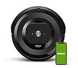 iRobot Roomba e6 (e6192) App-steuerbarer Saugroboter (Staubsauger Roboter), Zwei Gummibürsten, Ideal bei Haustieren, Individuelle Anpassung, Sprachassistenten-kompatibel, Waschbarer Auffangbehälter