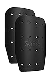 SoPro Schienbeinschoner für Kinder & Erwachsene - leicht, klein, rutschfest & geruchsneutral - Kein Schutz - Made in Germany - Shinform Schienbeinschoner für Herren & Damen - Shin Guards, Sporthacks