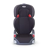Graco Junior Maxi Kindersitz 15-36 kg, Kindersitzgruppe 2/3, Kindersitzerhöhung, 4 bis 12 Jahre, Armlehnen und Kopfstütze höhenverstellbar, leicht, mit Getränkehalter, 1 Stück (1er Pack), schwarz