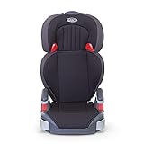 Graco Junior Maxi Kindersitz 15-36 kg, Kindersitzgruppe 2/3, Kindersitzerhöhung, 4 bis 12 Jahre, Armlehnen und Kopfstütze höhenverstellbar, leicht, mit Getränkehalter, 1 Stück (1er Pack), schwarz