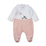 Sterntaler Baby - Mädchen Strampler-set Nicki Emmi Girl Strampler, Weiß, 56