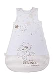 Herding Baby Best Baby-Schlafsack, Kleiner Lieblingsmensch Motiv, 70 cm, Weiß, Seitlich umlaufender Reißverschluss und Druckknöpfe