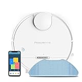 Rowenta X-Plorer Serie 95 Total Care RR7947 Staubsauger- & Wischroboter | mit verbundener Mappe | 12000 Pa | Haustiere & Allergien | Alexa & Google Assistant | 3 Mopps | 4 Geschwindigkeiten | 120 Min