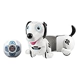 YCOO 88586 Robo Dackel R by Silverlit, Ferngesteuerter Roboter Hund, Spielzeug Hund für Kinder, reagiert auf Bewegungen, Holt seinen Ball, Follow me Funktion, 35 cm, weiß, ab 5 Jahren