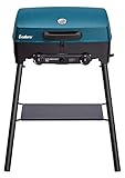 Enders® Camping Gasgrill EXPLORER NEXT PRO, Aluguss-Deckel, Grill-Thermometer, Grillen-, Kochen-, Backen Funktion, 2 Brenner Edelstahl, kleiner Balkon-Picknick-Camping-Grill, Aluguss-Grillwanne #2102