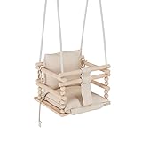 MAMOI® Babyschaukel Holz | Indoor Babyschaukel | Kinderschaukel Indoor | Babyschaukel 3 in 1 + SICHERHEITSGURT | Holzschaukel Baby | Kleinkindschaukel | Kinderschaukel Holz |CE| 100% ECO | Made in EU