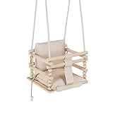 MAMOI® Babyschaukel Holz | Indoor Babyschaukel | Kinderschaukel Indoor | Babyschaukel 3 in 1 + SICHERHEITSGURT | Holzschaukel Baby | Kleinkindschaukel | Kinderschaukel Holz |CE| 100% ECO | Made in EU