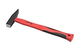 Meister Schlosserhammer - 100 g Kopfgewicht - Robuster Fiberglas-Stiel - Stahlgusskopf / Ingenieurhammer / Hammer mit Glasfaser-Stiel / 2212060