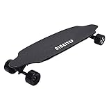 Ninestep Elektro Skateboard 40km/h Dual-Motor 1000W Elektrisches Longboard-Skateboard mit Fernbedienung LG Akku 6.6Ah kabellose 2.4Ghz Fernbedienung