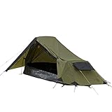 Grand Canyon Richmond 1 - Tunnelzelt für 1 Person | Ultra-leicht, wasserdicht, kleines Packmaß | Zelt für Trekking, Camping, Outdoor (Capulet Olive), 270 x 180 x 75 cm