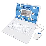 Lexibook JC598i3 Zweisprachiger Laptop für Bildungszwecke Englisch und Deutsch, 124 Aktivitäten, Mathematik, Logik, Musik, Uhr, Spiele