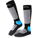 gipfelsport Skisocken - Warme Wintersocken aus Merino Wolle | Thermosocken für Herren, Damen und Kinder | 1x schwarz | 42-44
