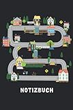 Kinder Spielmatte Notizbuch: Spielteppich Notizbuch - Lustiges Spielßraßen Notizbuch - 120 linierte Seiten für Termine, Notizen oder als Tagebuch ca. ... für Jungs, Kinder, Väter, Papa oder den Sohn.