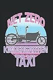 Net Zero Kindergarten Taxi Cargo Bike Notizbuch: 6x9 - Dotgrid - Notebook