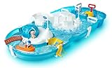 AquaPlay - Polar - Wasserbahn mit Eisberg, Stausee und Rampe für einen Wasserfall, inklusive Spielfigur Olivia mit Farbwechsel-Funktion, für Kinder ab 3 Jahren