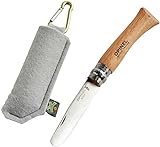 HABA Terra Kids Opinel Taschenmesser - robustes & handliches Schnitzmesser Set für Kinder ab 6 Jahren - Bastelwerkzeug, Kindermesser & Outdoor Forscherausrüstung in einem - 303538