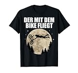 BMX Fahrer BMX Rad Bike Fahrrad Vollmond Lustiger Spruch T-Shirt