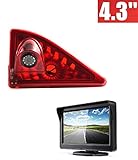 3RD Bremslicht Rückfahrkamera Rückfahrkamera mit 4,3 Zoll LCD Monitor Kits für Transporter Opel Movano B + Nissan NV400 + Renault Master III 2010-2019