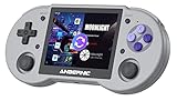 RG353P Handheld Spielkonsole , Support 5G WiFi 4.2 Bluetooth Dual OS Android 11 , Linux System RK3566 Chip Built-in 64G SD Card 4452 Spielkonsole (Gray)