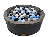 Baby Pluesh Bällebad Ballpool Kugelbad Bällchenbad Bällchenpool KinderPool 200 Bälle