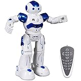 ANTAPRCIS Ferngesteuerter Roboter Spielzeug für Kinder, Intelligent Programmierbar RC Roboter mit Gestensteuerung, LED Licht und Musik, RC Spielzeug für Kinder Jungen Mädchen Geschenk