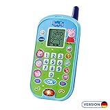 Vtech 80-523104 Peppas Lerntelefon Spielzeugtelefon, Mehrfarbig