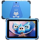 Kinder Tablet 8 Zoll, weelikeit Android 11 Tablets für Kinder mit AX WiFi6, 2GB RAM 32GB ROM Baby Tablet, IPS HD Display, 4500 mAh, Installierte Kinder APP, Kindersicherung, mit Stylus (Blau)