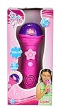 Simba 106831464 - My Music World Girls Shining Mikro, 4 Demos, 3 Rhythmen, 20cm, ab 3 Jahre