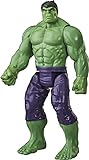 Marvel Avengers Titan Hero Serie Blast Gear Deluxe Hulk Action-Figur, 30 cm großes Spielzeug, inspiriert durch die Marvel Comics, Für Kinder ab 4 Jahren