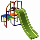 move and stic 6536 - Spielturm Olaf Kletterturm mit Rutsche für Kleinkinder für Kinderzimmer Spielzimmer oder Garten