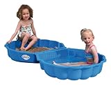 Paradiso Toys T00752 - Sand- oder Wassermuschel 2 teilig 86 x 80 x 20 cm blau