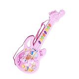 TOYANDONA Gitarrenspielzeug Plastikspielzeug Frühes Lernen Pädagogisches Elektrisches Musikinstrument Spielzeug für Mädchen Jungen Kleinkinder