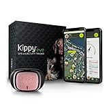 KIPPY - EVO - Das Neue GPS und Activity Monitor für Hunde und Katzen, 38 gr, Waterproof, Batterie 10 Tage, Pink Petal