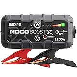 NOCO Boost X GBX45 1250A 12V UltraSafe Starthilfe Powerbank, Auto Batterie Booster, Tragbare USB Ladegerät, Starthilfekabel und Überbrückungskabel für bis zu 6,5-L Benzin und 4,0-L Dieselmotoren