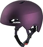ALPINA Unisex - Kinder, HACKNEY Fahrradhelm, dark-violet matt, 51-56 cm