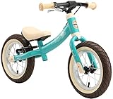 BIKESTAR Kinder Laufrad Lauflernrad Kinderrad für Jungen und Mädchen ab 3 - 4 Jahre | 12 Zoll Sport Kinderlaufrad | Türkis | Risikofrei Testen