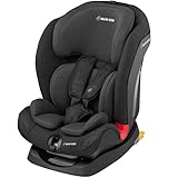 Maxi-Cosi Titan, Mitwachsender Kindersitz mit ISOFIX und Ruheposition, Gruppe 1/2/3 Autositz (9-36 kg), Nutzbar ab ca. 9 Monate bis ca. 12 Jahre, Basic Black (schwarz)