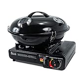 Activa Meisen Grill Campingkocher Meisengrill Campinggrill Gaskocher Camping Gaskocher Outdoor Gaskocher Gaskatuschen Kocher mit Überhitzungsschutz und Tragekoffer Kocher Grill Garer Smoker