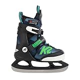 K2 Skates Jungen Schlittschuhe Raider Beam — Blue-Green — 25F0011, M (EU: 32-37 / MP: 190-230 / UK: 13-4)