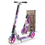 Apollo XXL Wheel Scooter - Phantom Pro City Scooter | Klappbarer City Roller für Kinder | Höhenverstellbar, Tretroller für Erwachsene | Cityroller wahlweise mit LED Rollen | Leichter Kinderroller