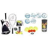 Speedminton® S900 Set – Original Speed Badminton/Crossminton Profi Set mit Carbon Schlägern inkl. 5 Speeder® & Match Speeder® - 3er Pack Speed Badminton/Crossminton original Wettkampfball